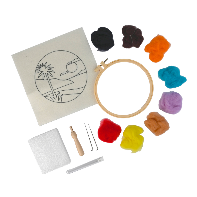 ISLAND SUNSET NEEDLE FELTING KIT