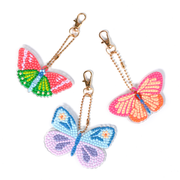 DIAMOND ART DIY KEYCHAINS- BUTTERFLY
