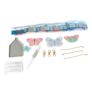 DIAMOND ART DIY KEYCHAINS- BUTTERFLY