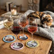DIAMOND ART DIY COASTER SET- CATS
