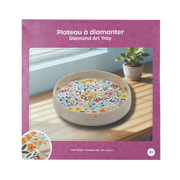 DIAMOND ART DIY TRAY- FLOWERS