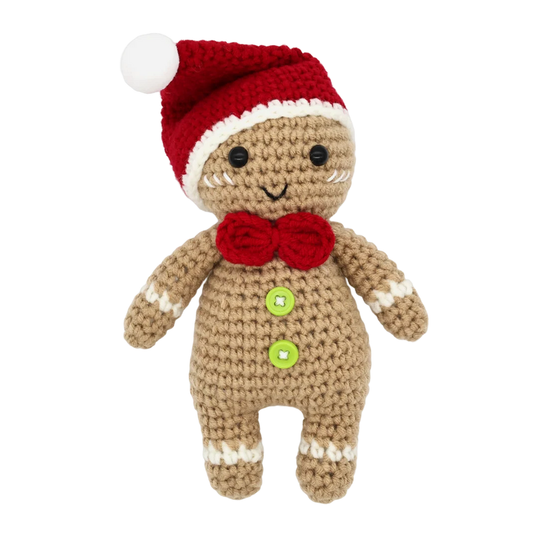 Broderie - KIT DE CROCHET À FAIRE SOI-MÊME BONHOMME DE PAIN D'ÉPICES