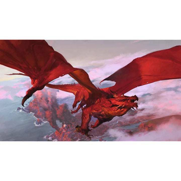 Trefl - PUZZLE - WOODCRAFT- ANCIENT RED DRAGON - 500+1pcs