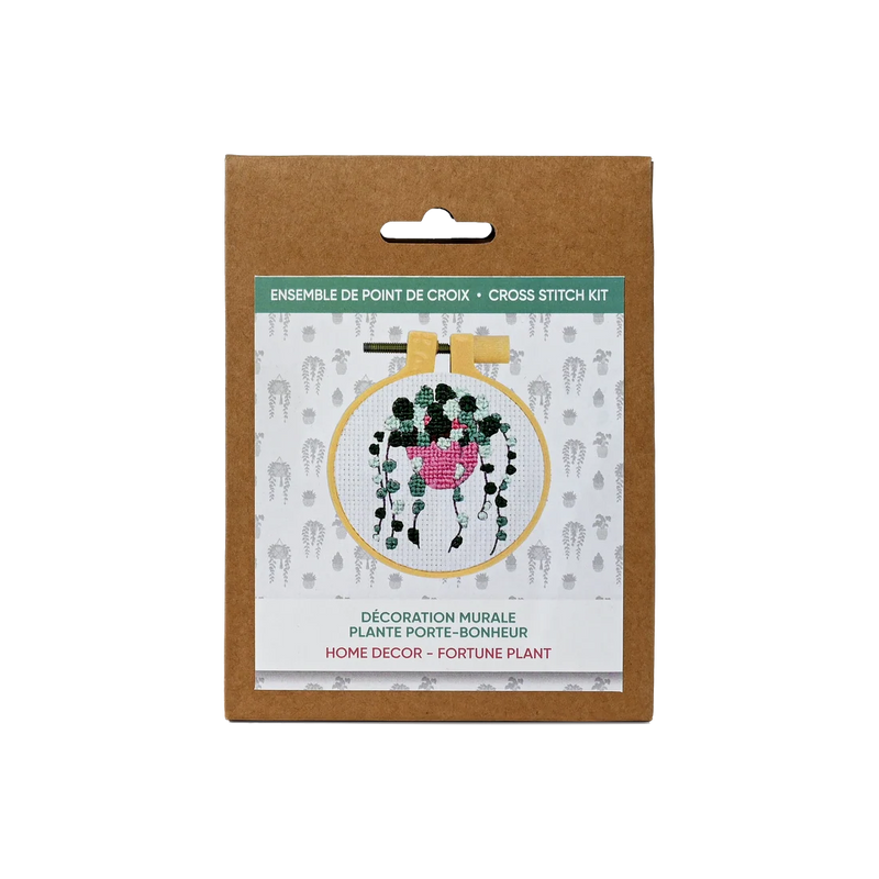 Broderie - KIT MINI-PLANTE DE POINT DE CROIX