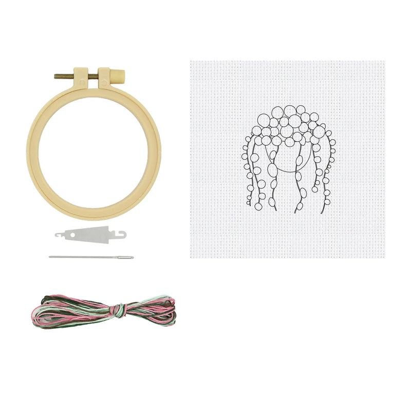 Broderie - KIT MINI-PLANTE DE POINT DE CROIX