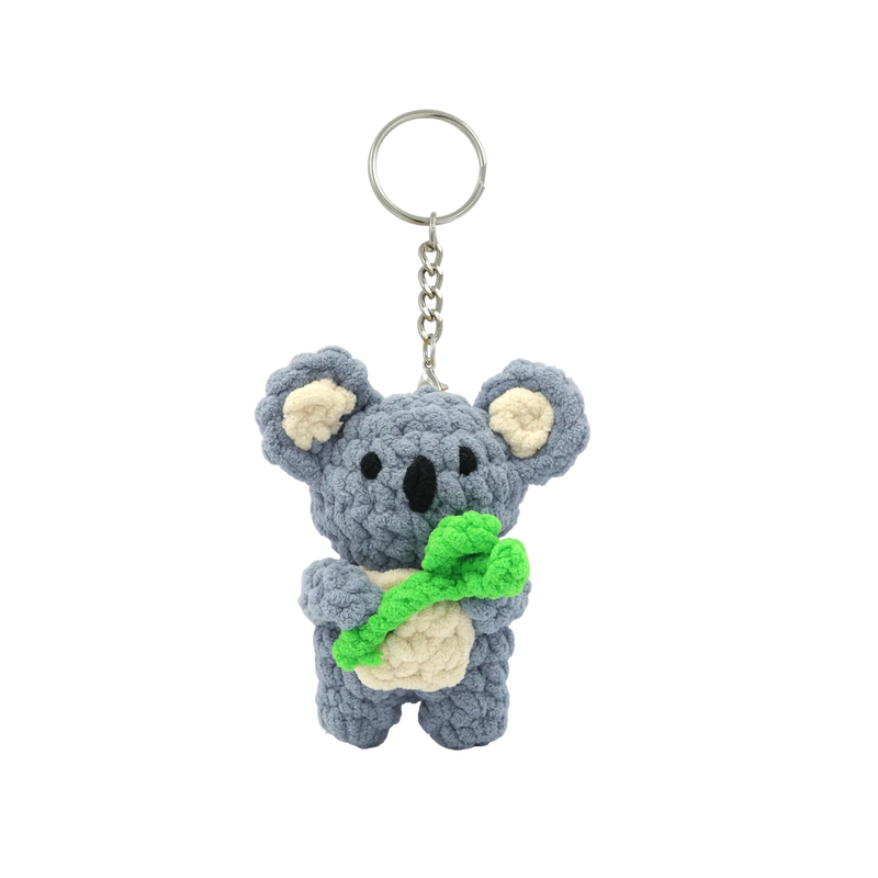 Broderie - KIT DE BRODERIE DE PORTE-CLÉS EN FIL PELUCHEUX - KOALA