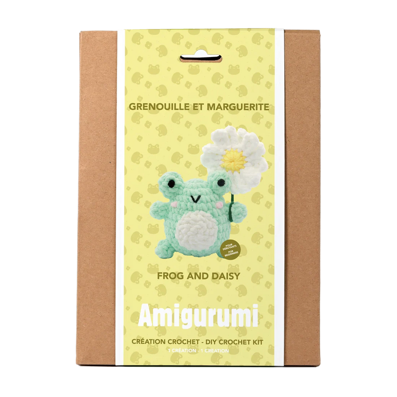 Broderie - KIT DE BRICOLAGE FIL PELUCHEUX - GRENOUILLE