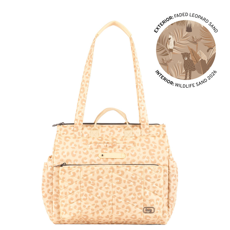 LUG - Soprano 2 Tote Bag-FADED LEOPARD SAND