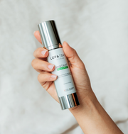 LOVASKIN Instant Moisturizer 50 mL – bottle held in hand