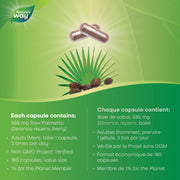 Nature’s Way – Saw Palmetto Berry – 585 mg | 180 Vegetarian Capsules – 585 mg saw palmetto per capsule