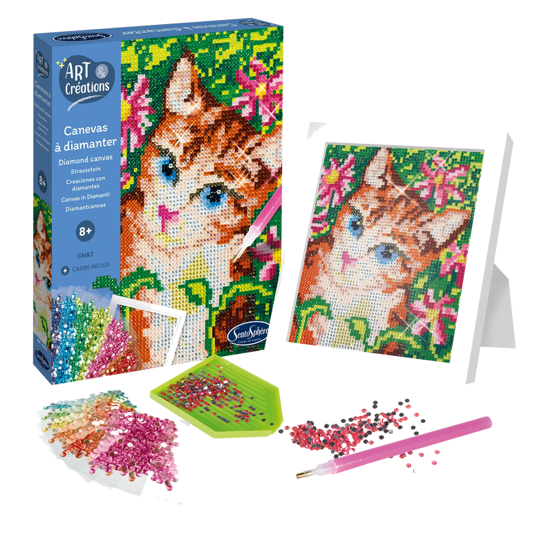 DIAMOND CANVAS - CAT