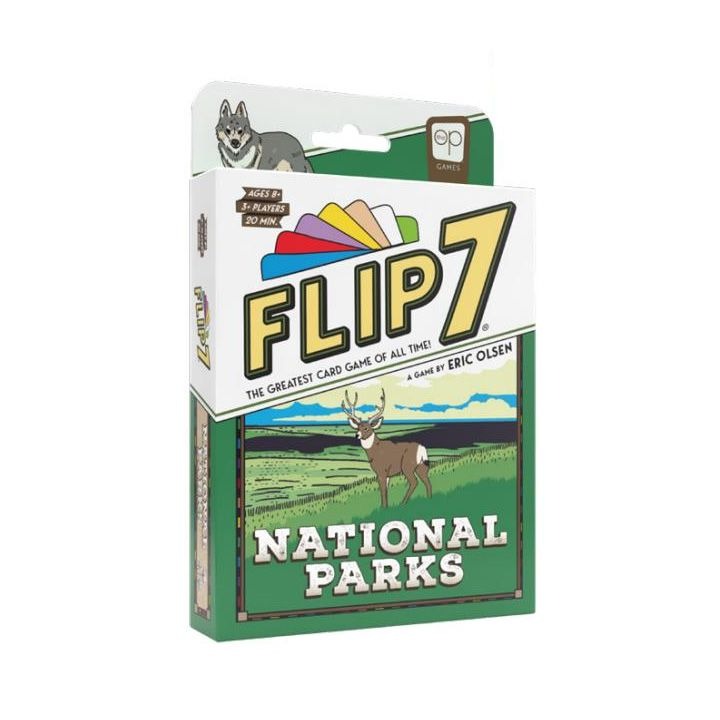 USAopoly Flip 7: National Parks card game box