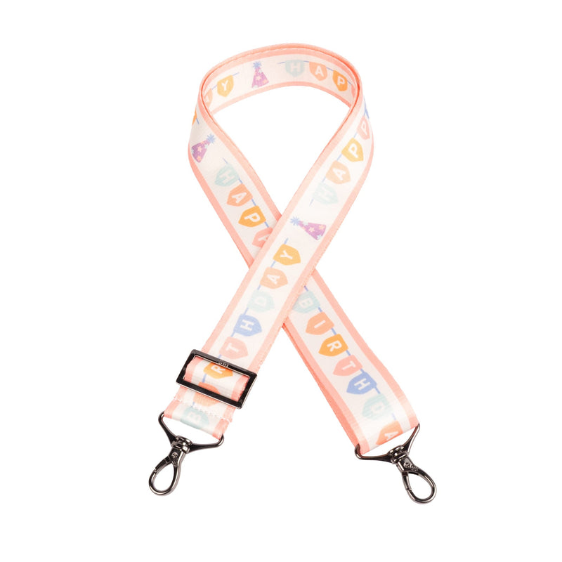 LUG - Novelty Classic - Webbed Bag Strap - Happy Birthday