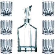 Nachtmann Aspen 7-piece crystal whiskey set with decanter and 6 glasses – view 4