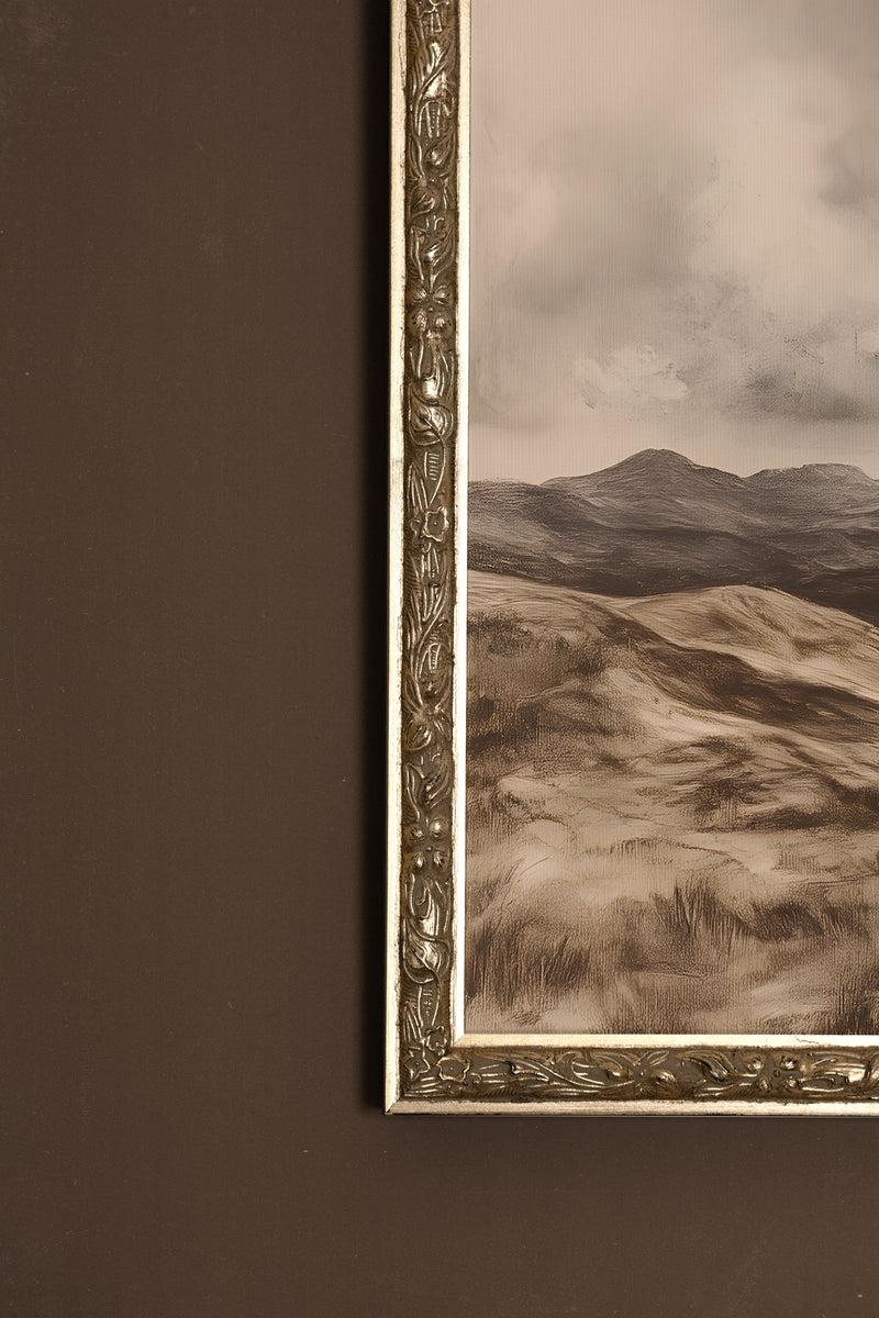 VESTIGES DU TEMPS, CADRE VINTAGE ARGENT