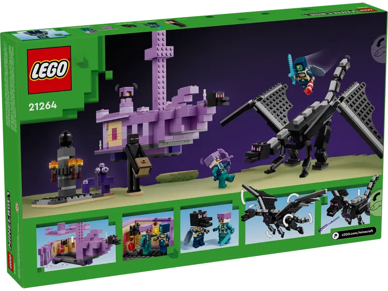 LEGO - 21264 - MINECRAFT - The Ender Dragon and End Ship - 657pcs
