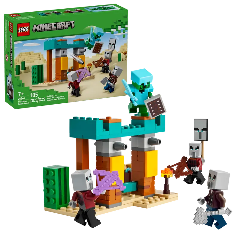 LEGO - 21267 - MINECRAFT - The Illager Desert Patrol - 105pcs