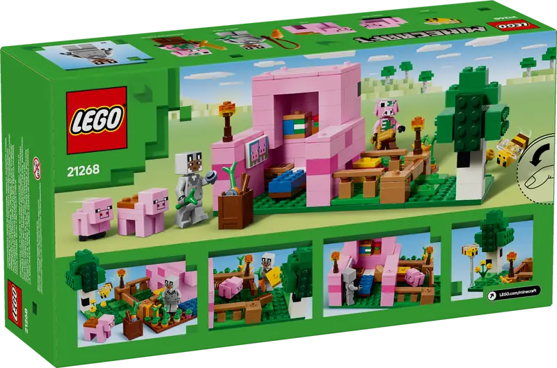 LEGO - 21268 - MINECRAFT - The Baby Pig House - 238pcs