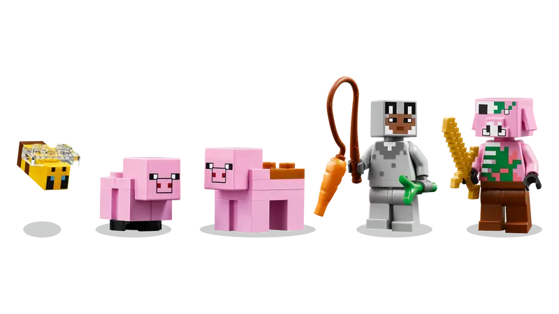 LEGO - 21268 - MINECRAFT - The Baby Pig House - 238pcs