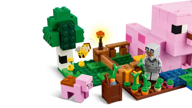LEGO - 21268 - MINECRAFT - The Baby Pig House - 238pcs