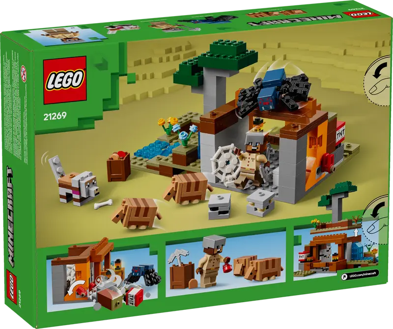 LEGO - 21269 - MINECRAFT - The Armadillo Mine Expedition - 247pcs