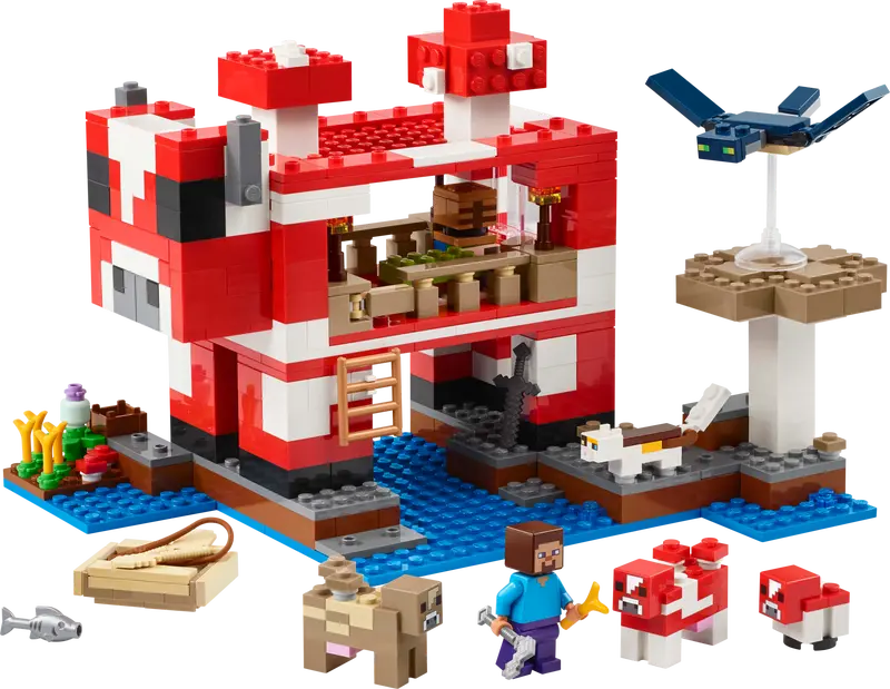 LEGO - 21270 - MINECRAFT - The Mooshroom House - 500pcs
