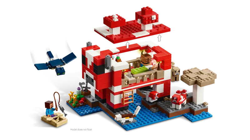 LEGO - 21270 - MINECRAFT - The Mooshroom House - 500pcs