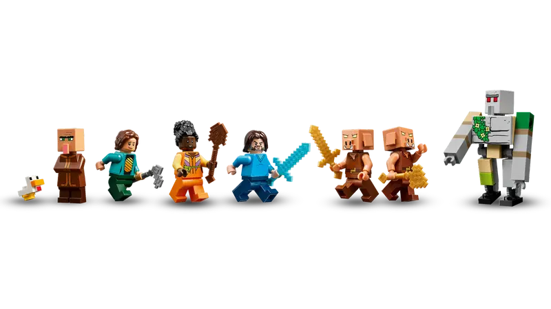 LEGO - 21273 - MINECRAFT - The Ghast Balloon Village Attack - 555pcs