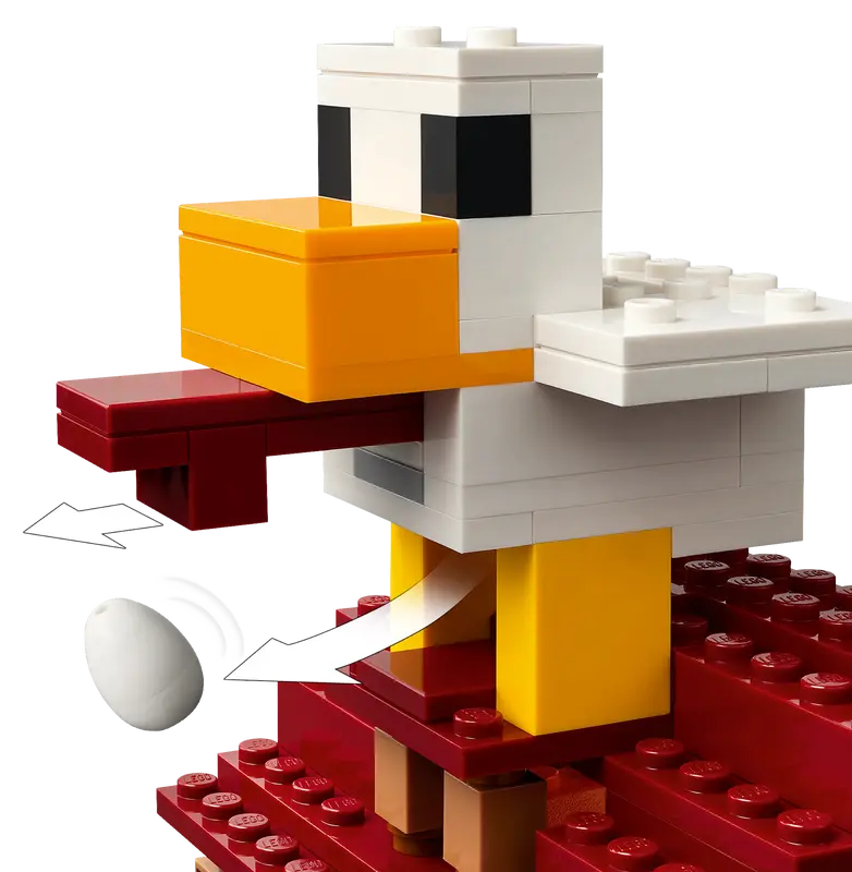 LEGO - 21273 - MINECRAFT - The Ghast Balloon Village Attack - 555pcs