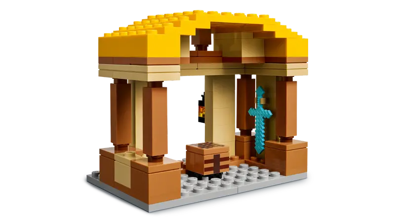 LEGO - 21273 - MINECRAFT - The Ghast Balloon Village Attack - 555pcs