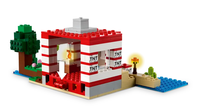 LEGO - 21275 - MINECRAFT - The TNT Jungle House - 287pcs