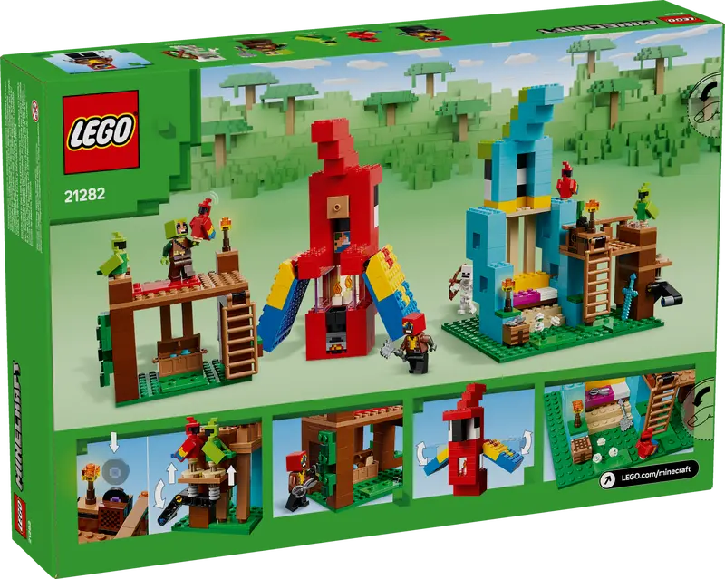 LEGO - 21282 - MINECRAFT - The Parrot Houses - 535pcs