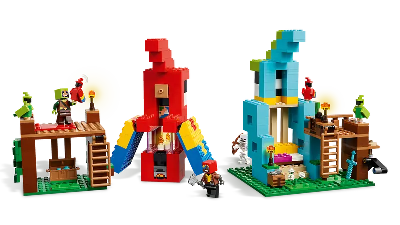 LEGO - 21282 - MINECRAFT - The Parrot Houses - 535pcs