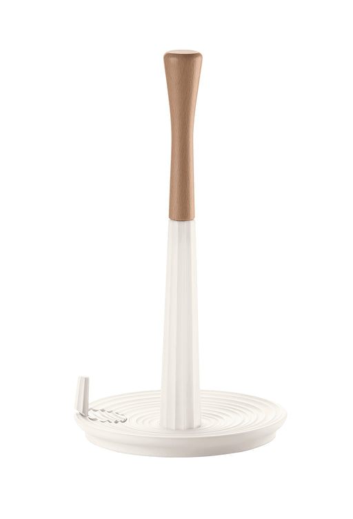 Guzzini Roll & Tear Universal Kitchen Roll Holder in milk white – view 2