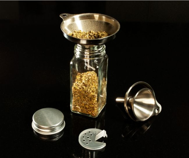 KITCHEN BASICS - Funnel Set 3/ST Stainless-Steel