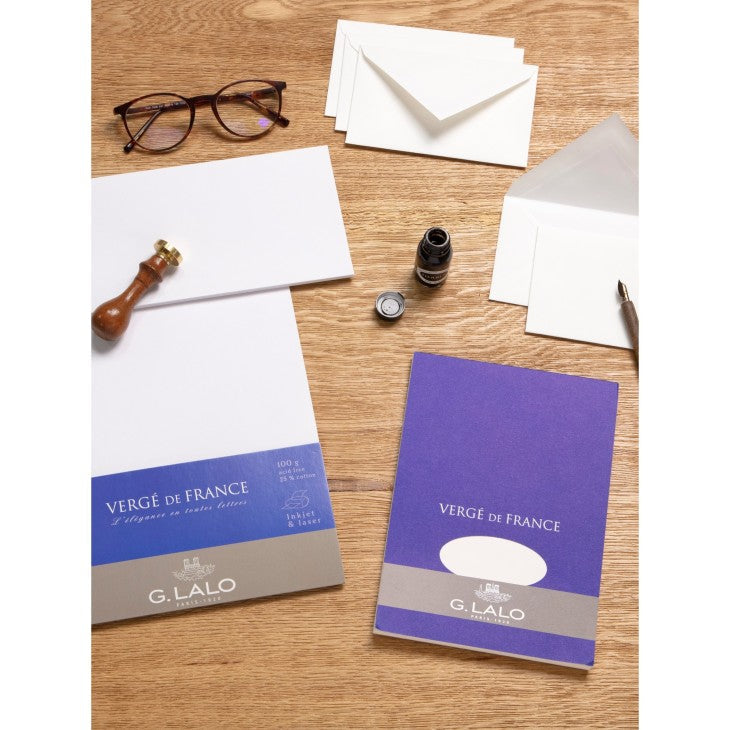 Vergé 25 Envelopes Extra White (4.5 x 8.7 in)