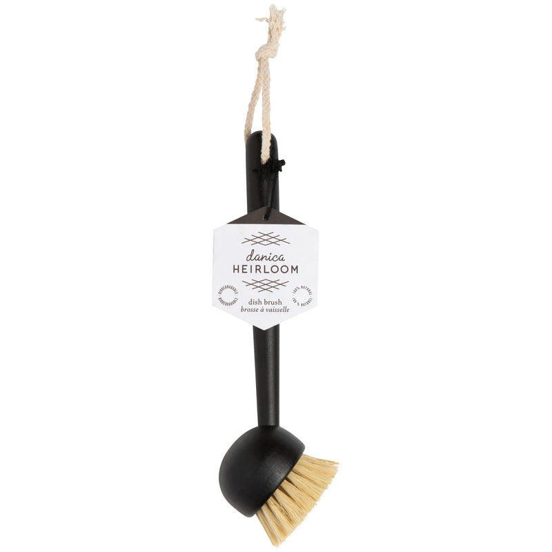 Heirloom - Dish Brush Sisal Bamboo Angled