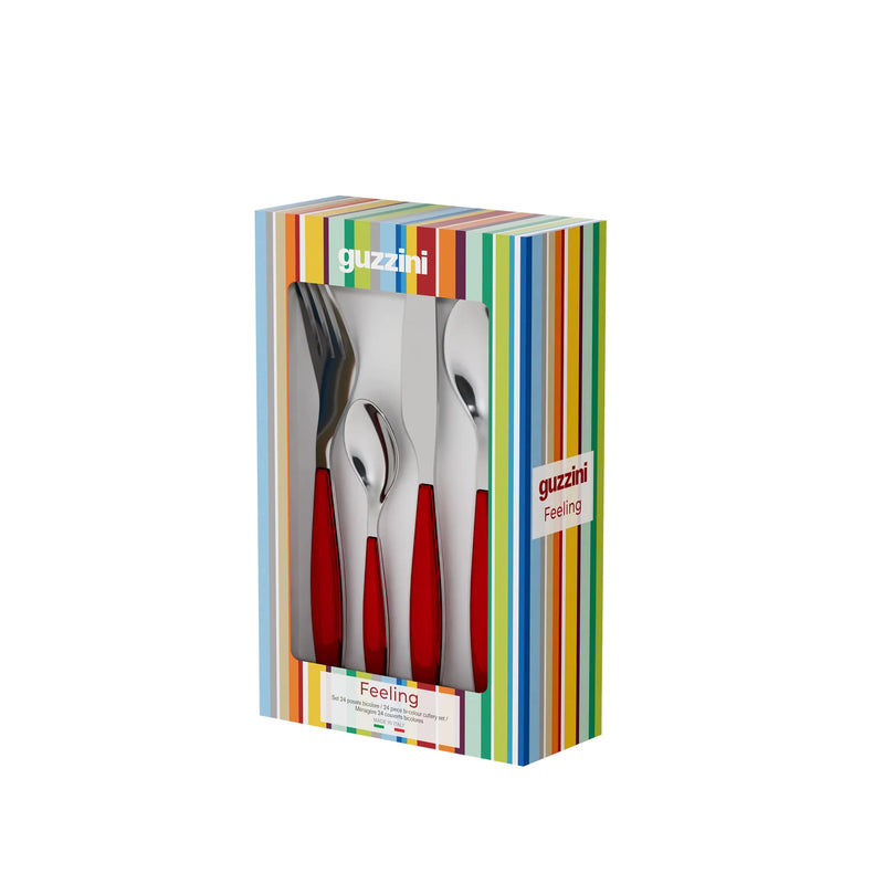 Guzzini - FEELING - 24-Piece Cutlery Set