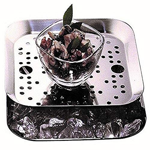 Mepra - Square Bowl W/Grill Cm 22X22 Uno – MPR-23056422G