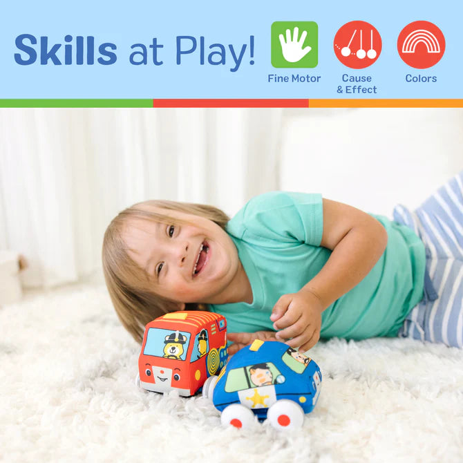Melissa & Doug - K's Kids Pull-Back Vehicles Toy