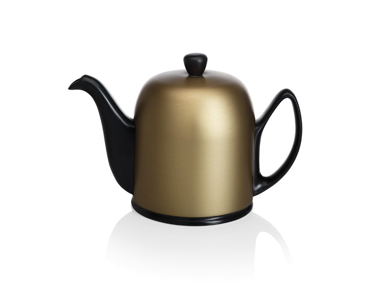 Degrenne Paris - Salam Black Teapot With Bronze Aluminium Lid 4 cup