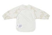 Meyco Baby Sleeved Baby Bib – Branches Sand – additional product detail or lifestyle view