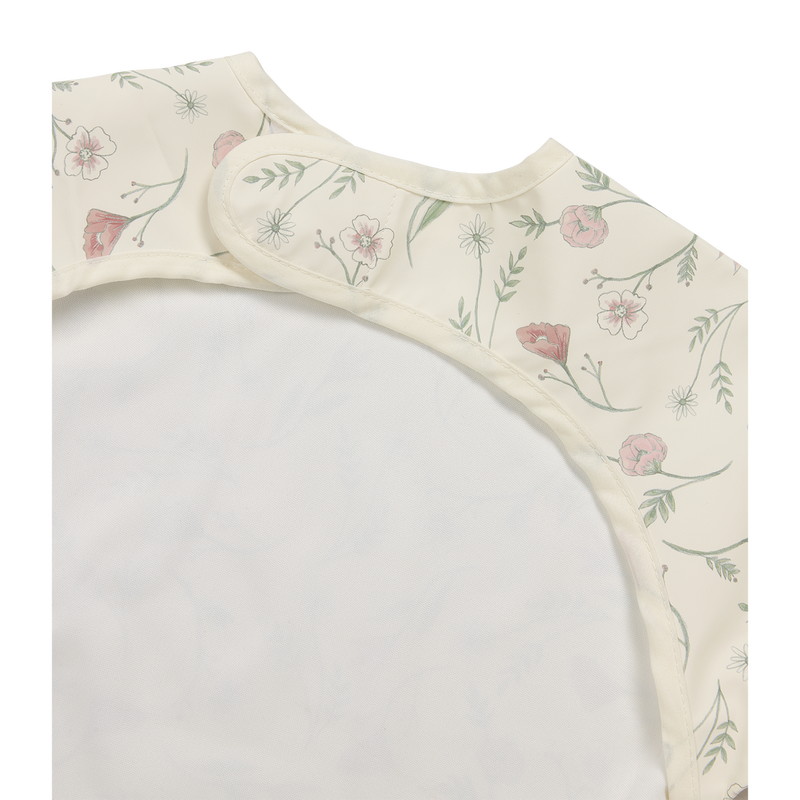 Meyco Baby Sleeved Baby Bib – Flower Multicolour – additional product detail or lifestyle view