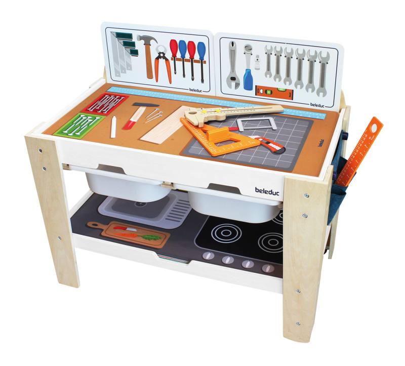Beleduc - Action Game Table "freeplay". (14-Piece Set)