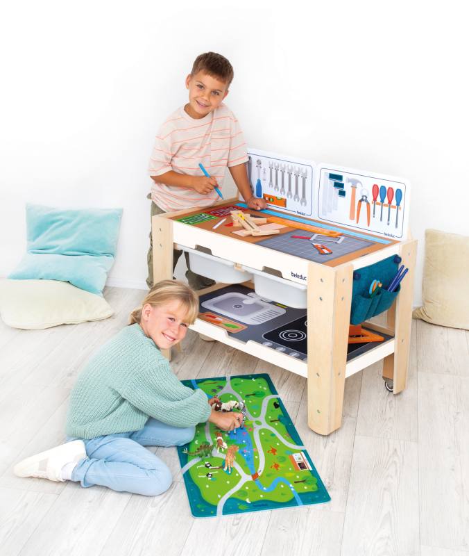 Beleduc - Action Game Table "freeplay". (14-Piece Set)