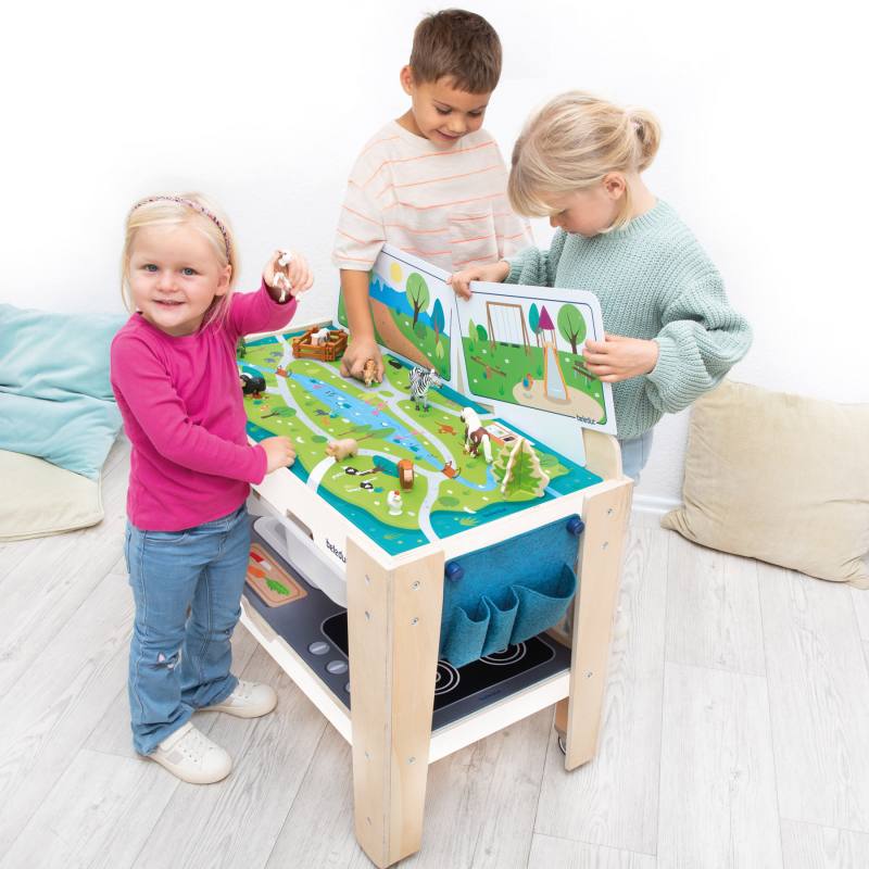 Beleduc - Action Game Table "freeplay". (14-Piece Set)