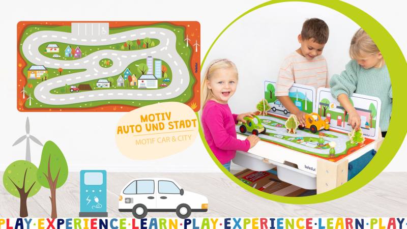 Beleduc - Action Game Table "freeplay". (14-Piece Set)