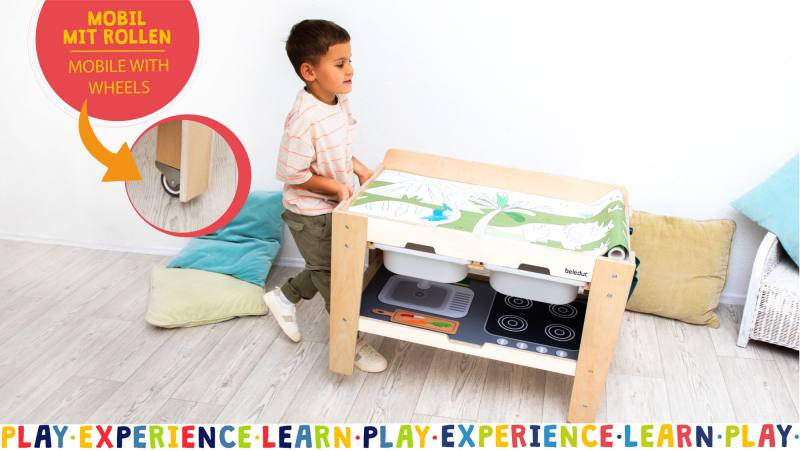 Beleduc - Action Game Table "freeplay". (14-Piece Set)