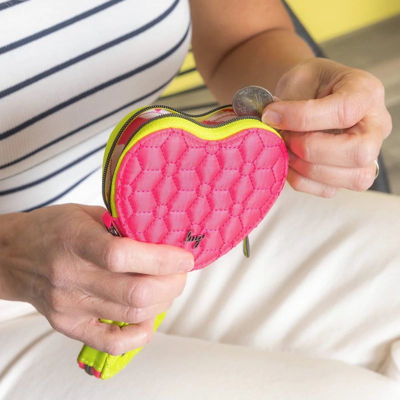 LUG - Heart Pouch 2pc Set - Two-Tone