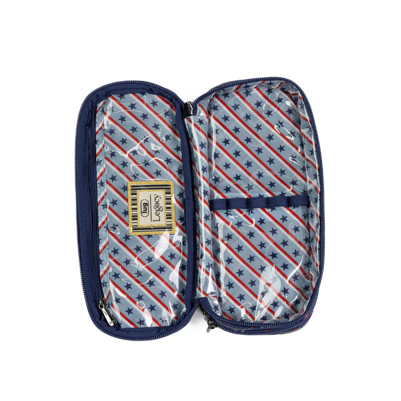 LUG - Legacy Collection Double Decker Cosmetic Case for Organized Travel and Storage